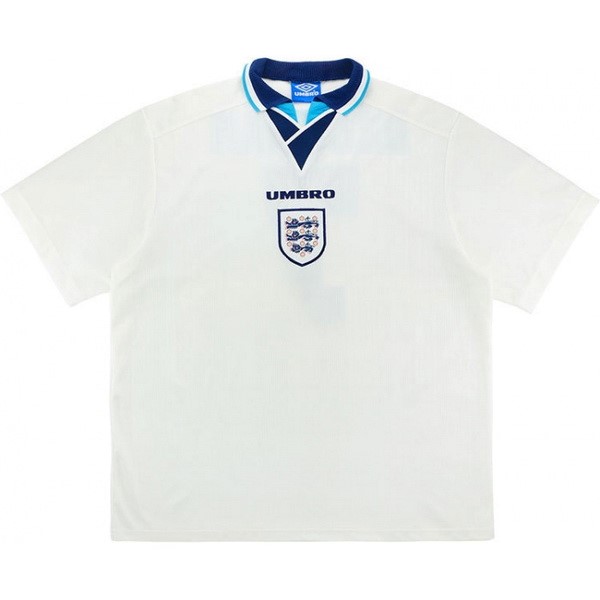 Tailandia Camiseta Inglaterra Primera Equipación Retro 1996 Blanco